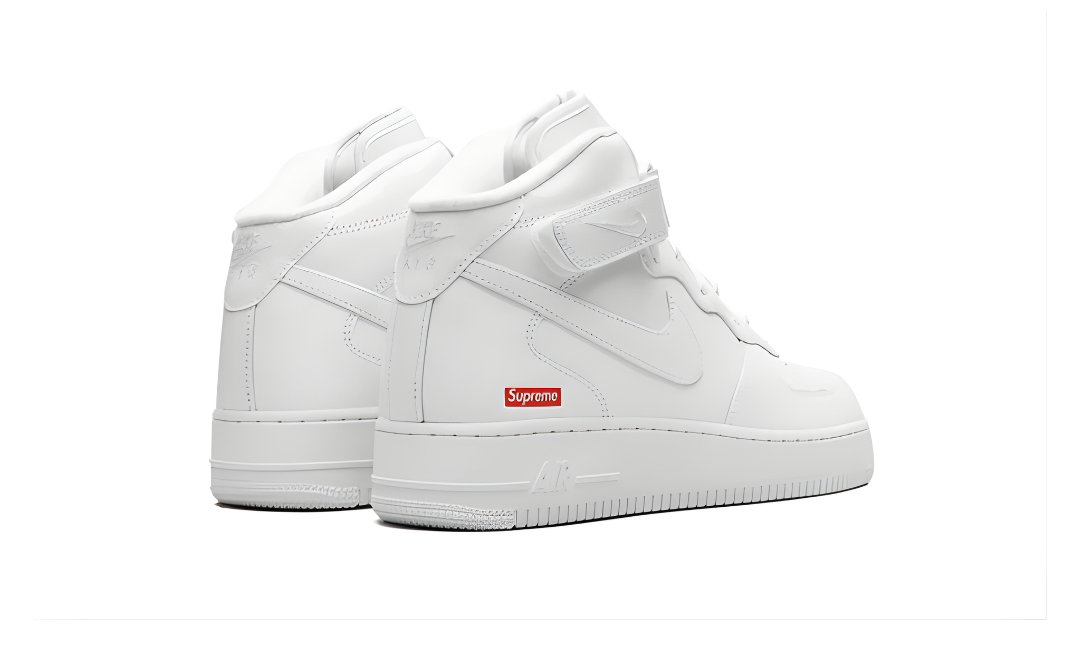 Nike Air Force 1 Mid Supreme White *OKAZJA*