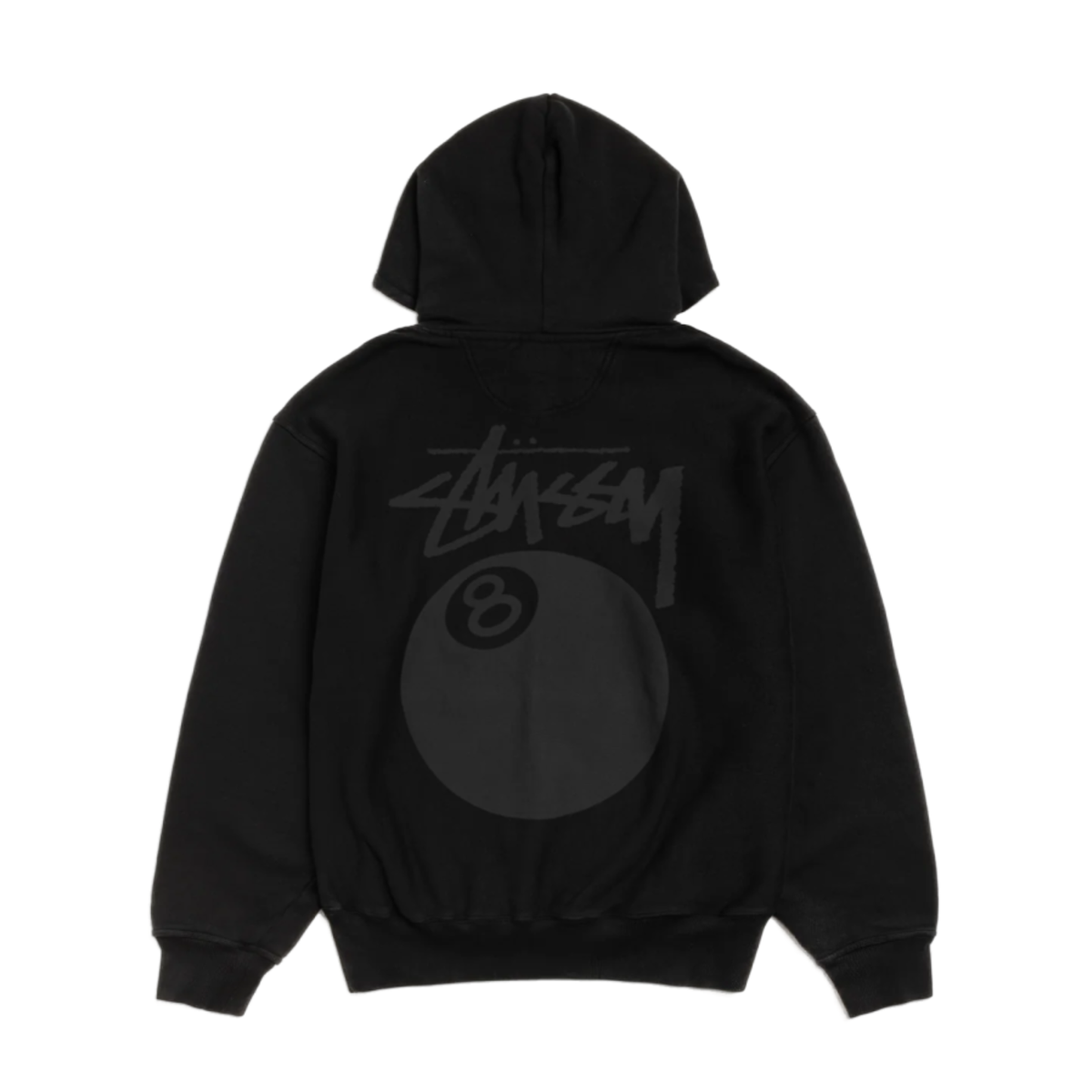 Stussy 8 Ball Hoodie Pigment Dyed Black