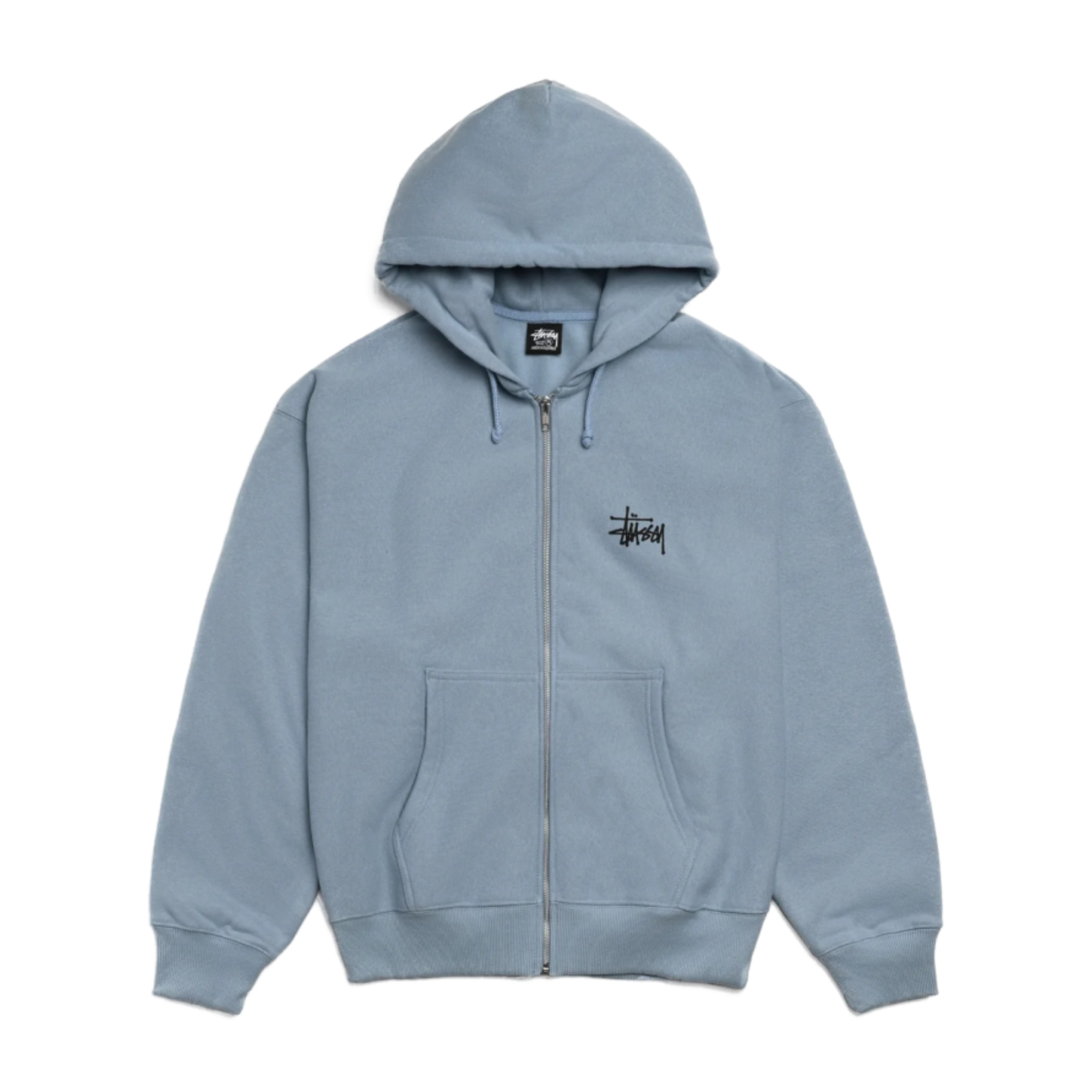 Stussy Basic Zip Hoodie Slate