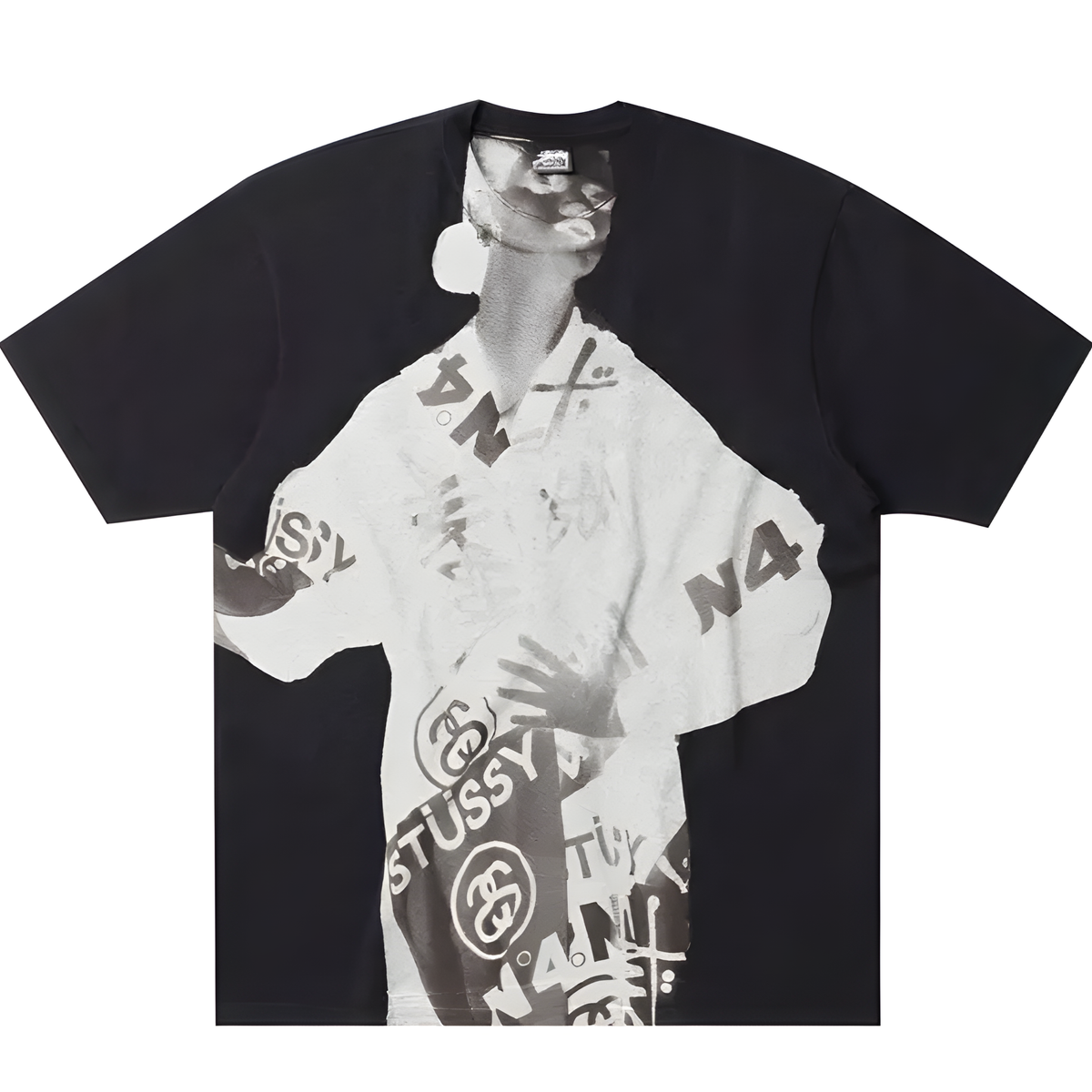 Stussy Paris Tee Faded Black