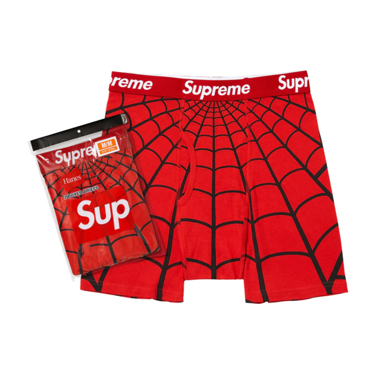 Supreme Boxers Spider-Man Red (2-Pack)