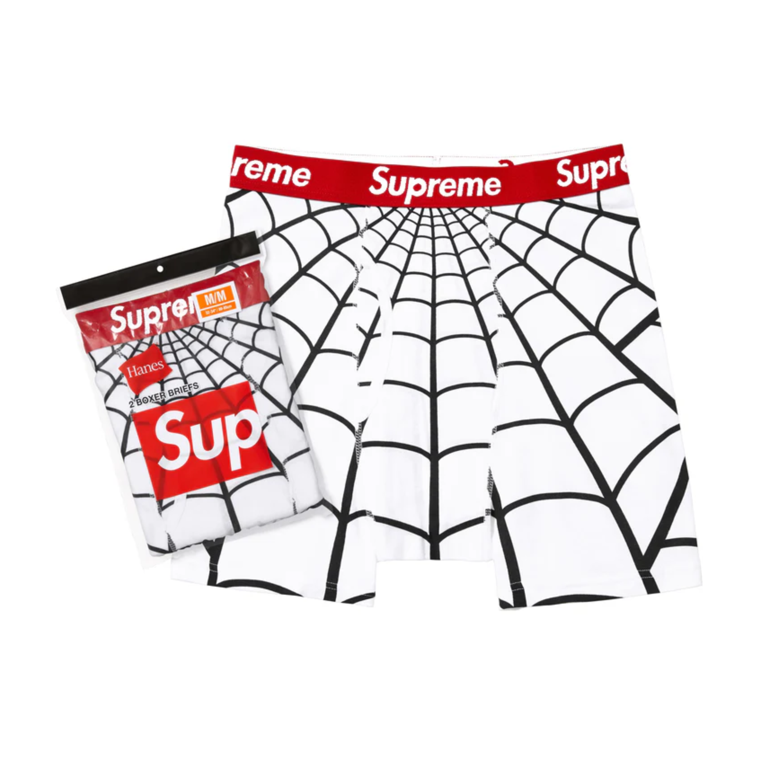 Supreme Boxers Spider-Man White (2-Pack)