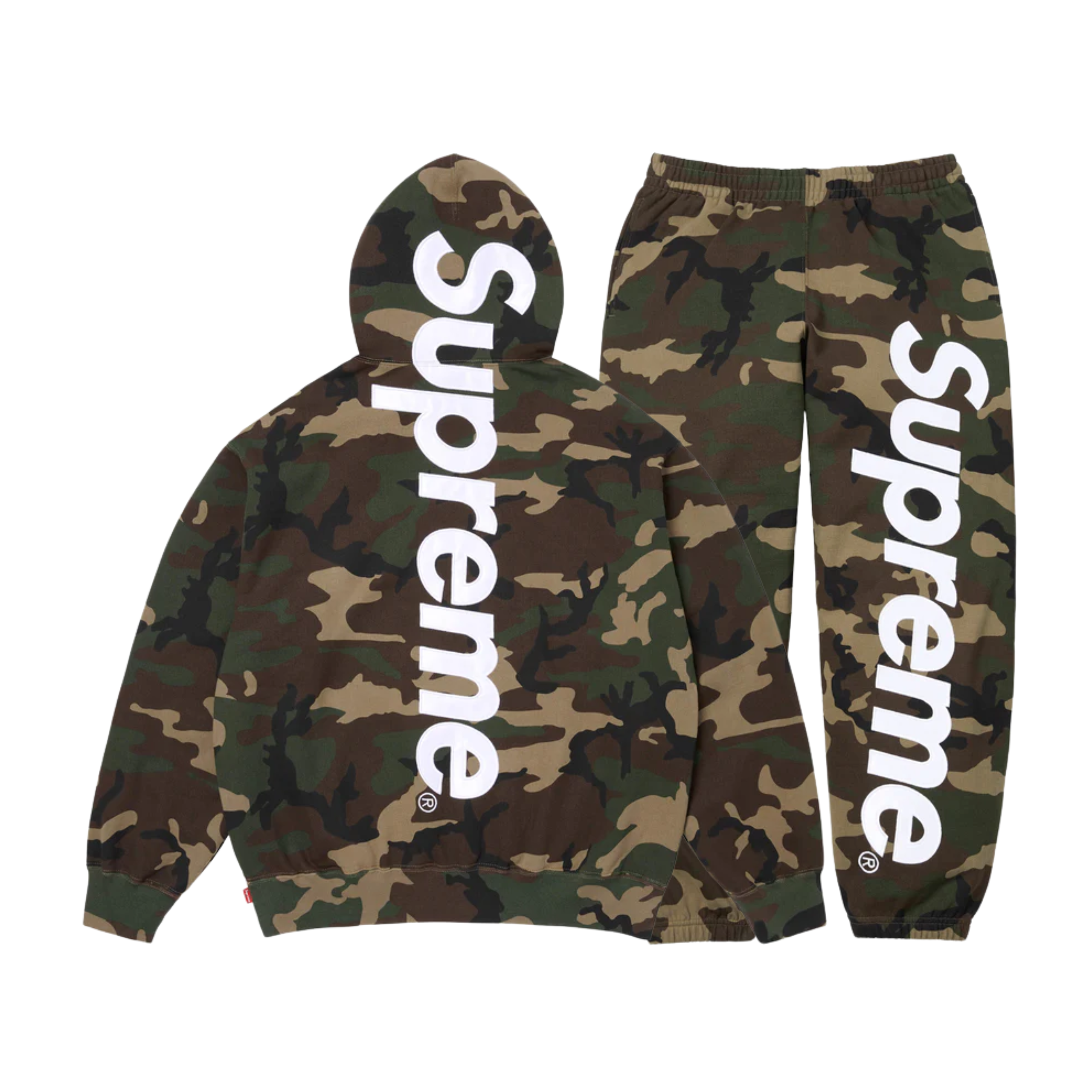 Supreme Komplet Dresowy Satin Applique Camo