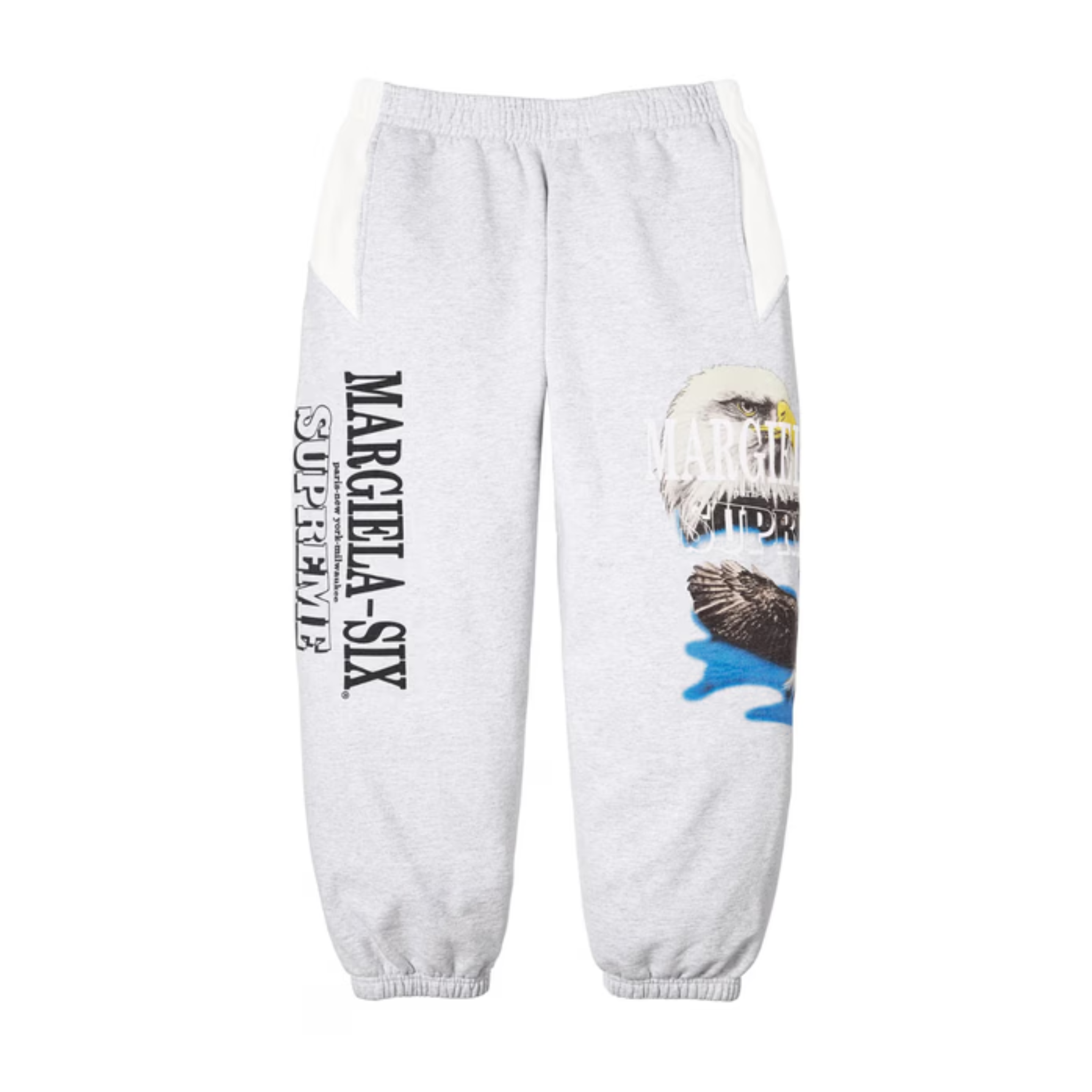 Supreme MM6 Maison Margiela Eagle Sweatpant White Grey