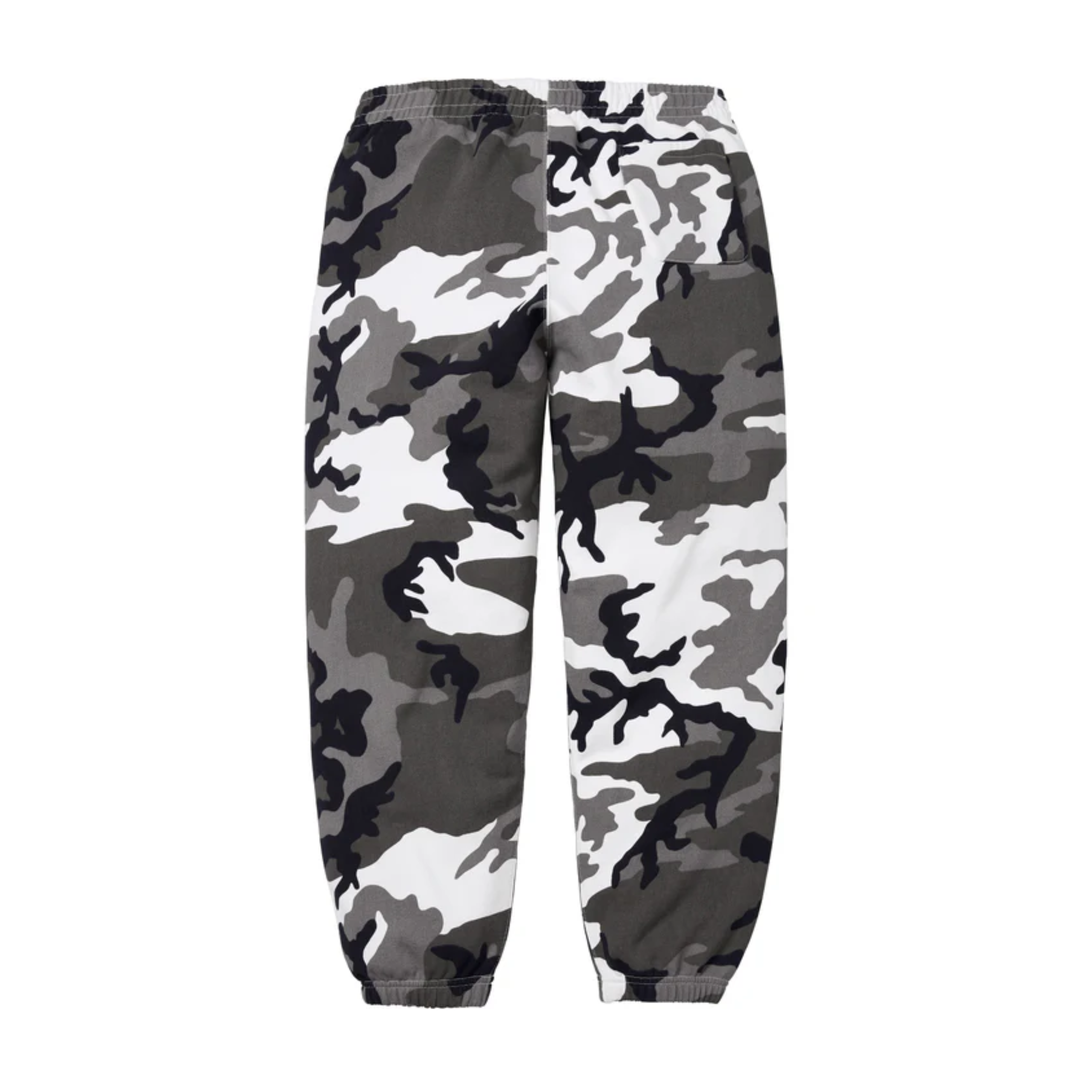 Supreme Satin Appliqué Sweatpant White Camo