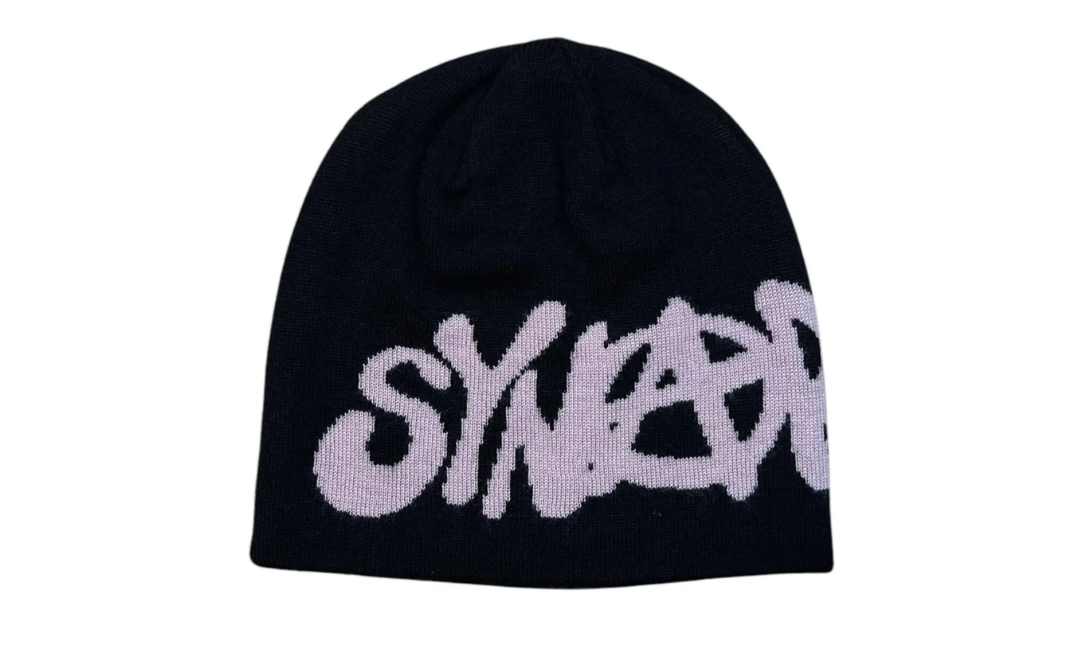 Syna World Central Cee Reversible Beanie Black Golden Rose