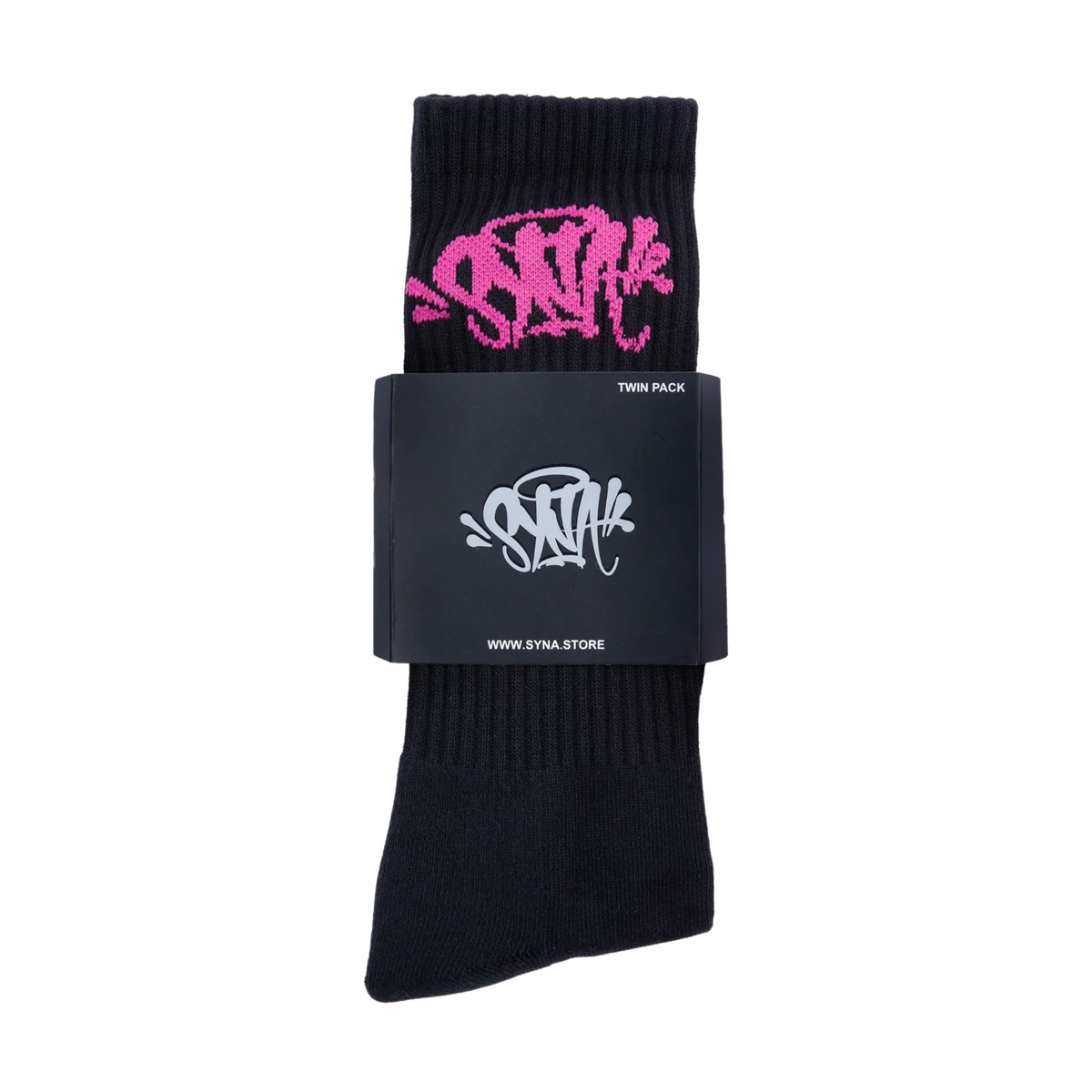 Syna World Central Cee 2PACK Skarpetki Black Pink