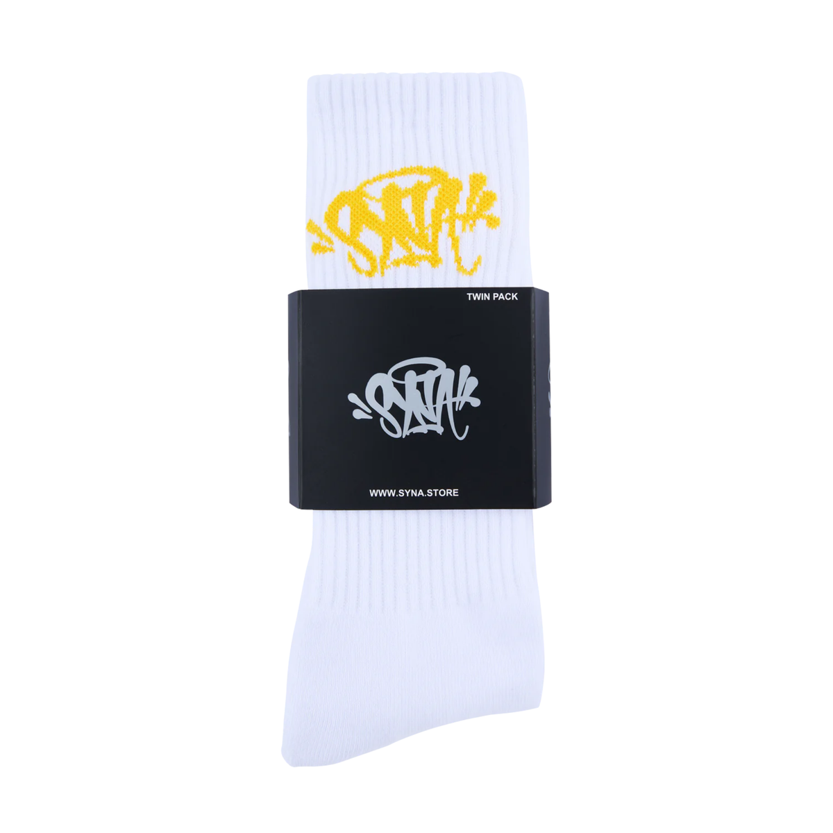 Syna World Central Cee 2PACK Skarpetki White Yellow