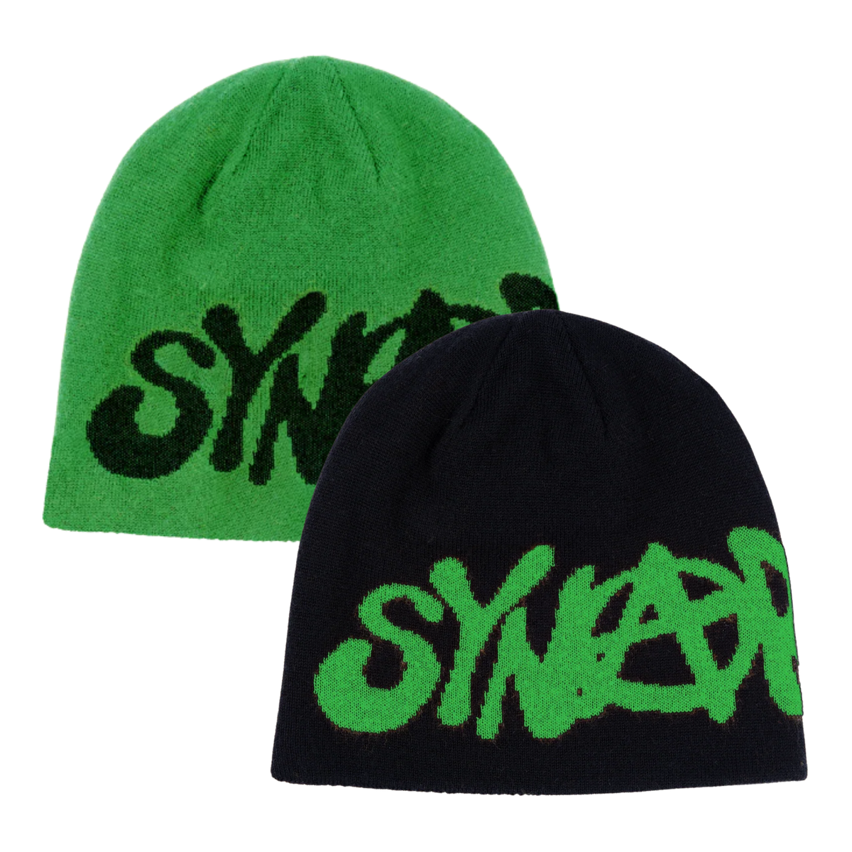 Syna World Reversible Synarchy Beanie - Black/Green