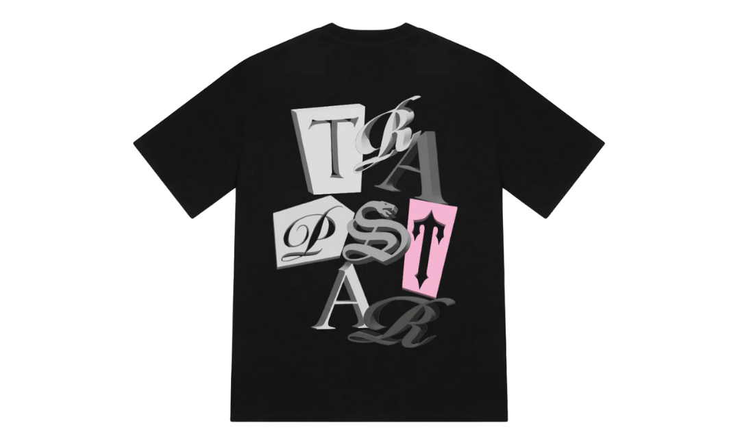 Trapstar TS Script Tee Black Pink