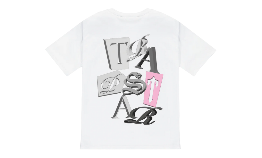 Trapstar TS Script Tee White Pink