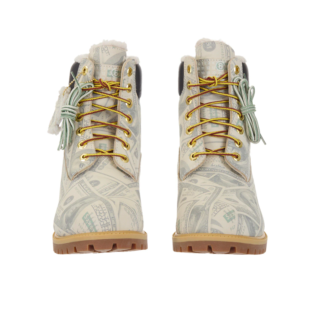 Timberland 6" Premium Waterproof Boot Supreme x MM6 Maison Margiela $100 Bills - TB0A5NG5-ALP