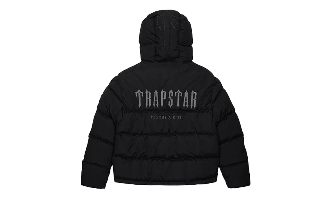 Trapstar Decoded 2.0 Hooded Puffer Jacket Black
