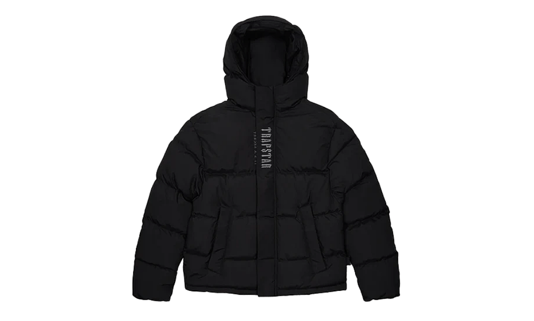 Trapstar Decoded 2.0 Hooded Puffer Jacket Black