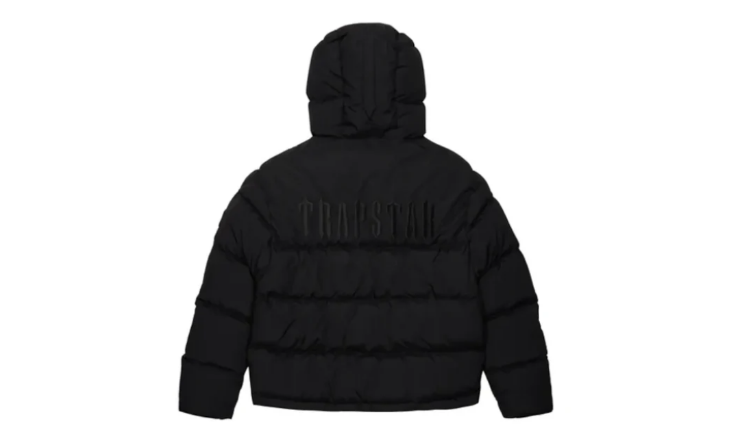 Trapstar Decoded 2.0 Hooded Puffer Jacket Blackout Edition
