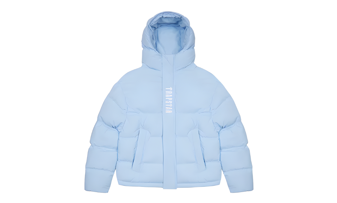 Trapstar Decoded Hooded Puffer 2.0 Ice Blue