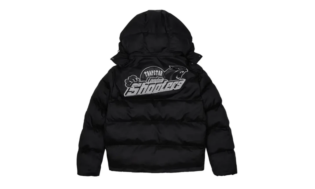 Trapstar Shooters Hooded Puffer Black Reflective