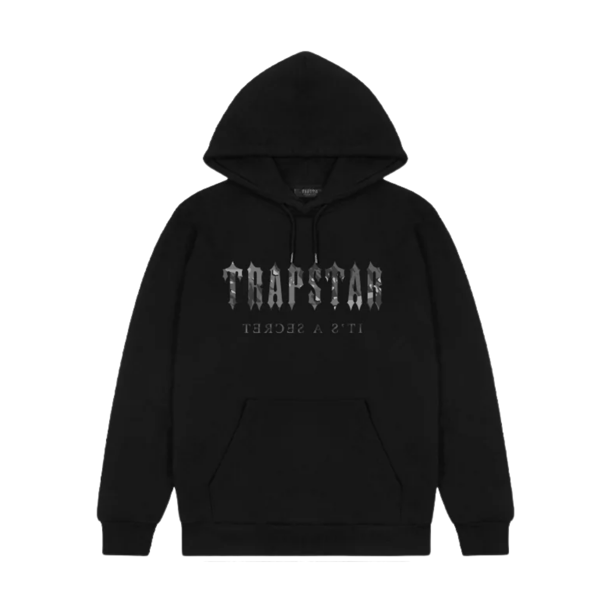 Trapstar Decoded Camo Hooded Tracksuit Blackout Edition