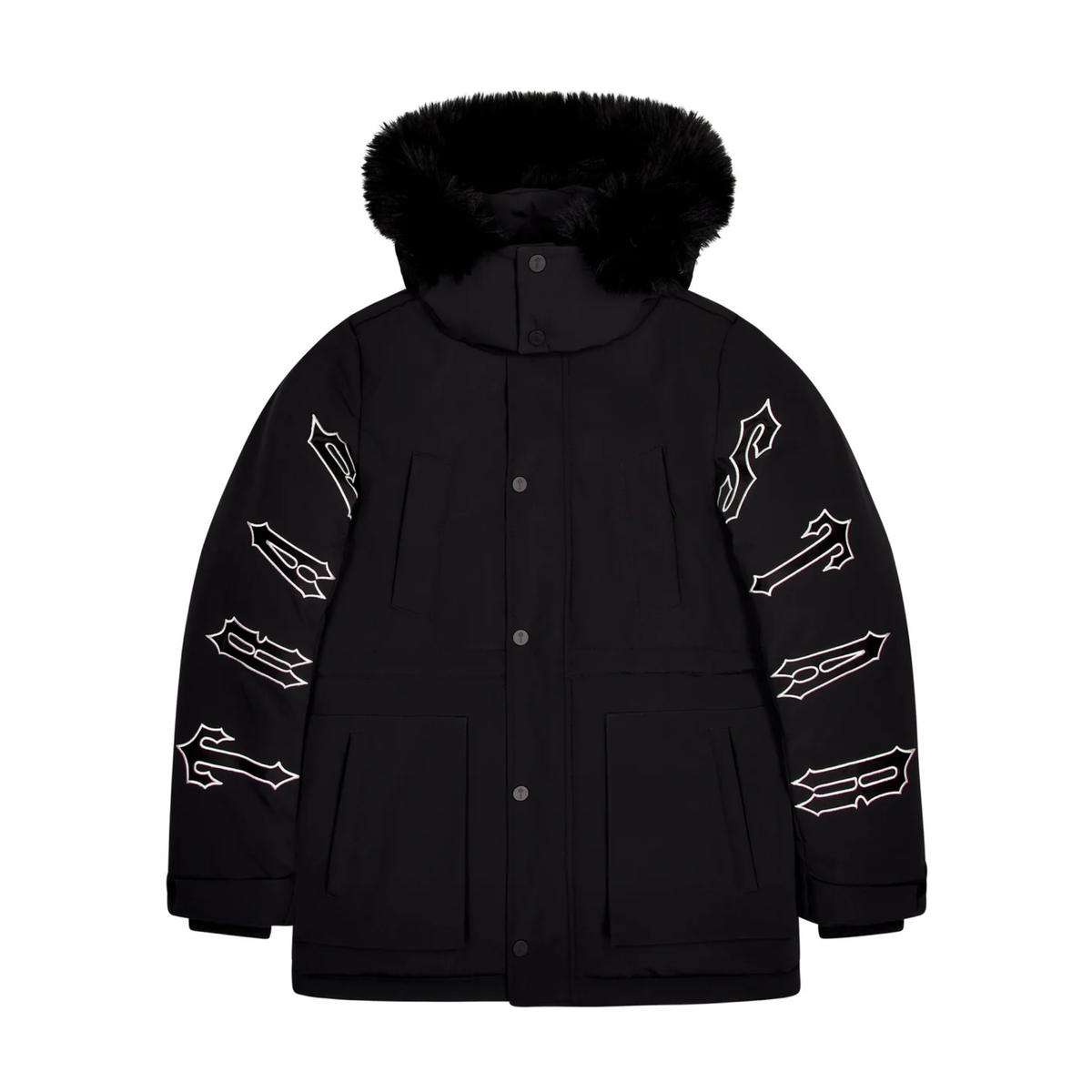 Trapstar Irongate Hooded Parka Black