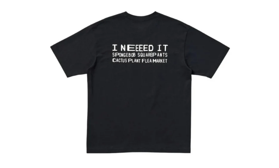 Uniqlo x CPFM Spongebob Squarepants UT Graphic T-Shirt Black *OKAZJA*