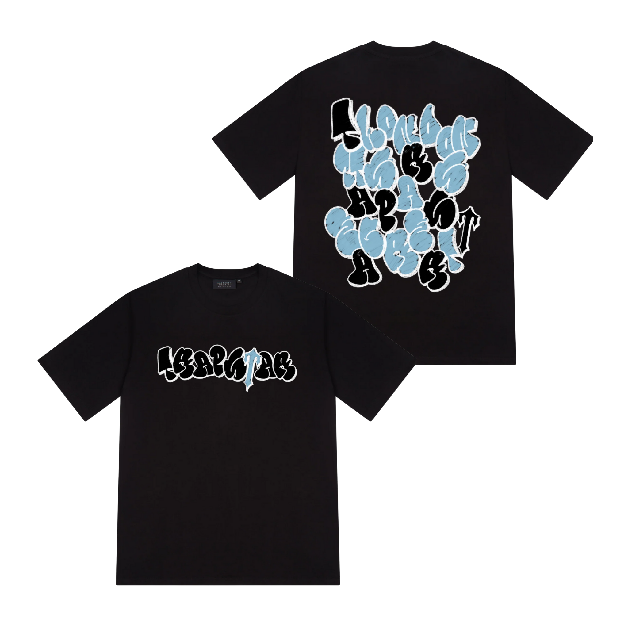 Trapstar Wall to Wall Tee - Black