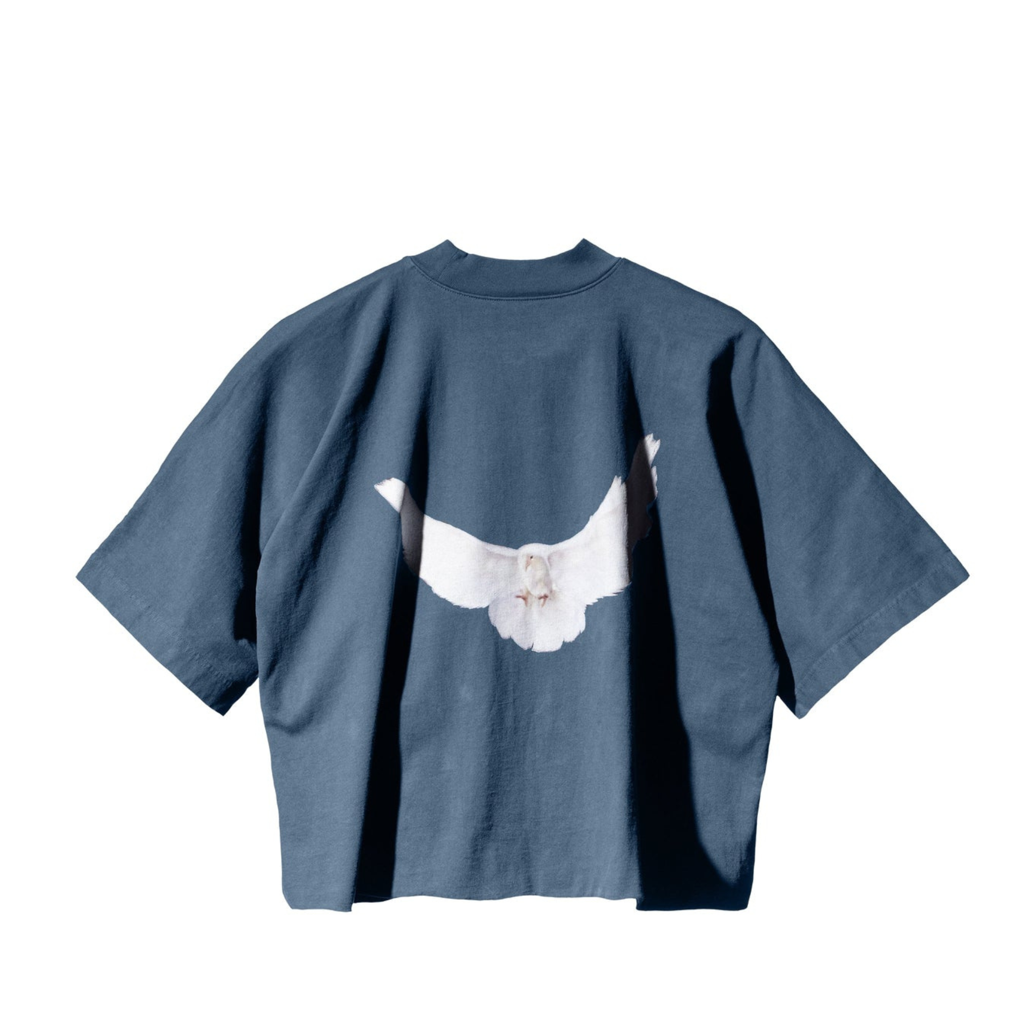 Yeezy Gap Balenciaga Dove No Seam Tee Dark Blue