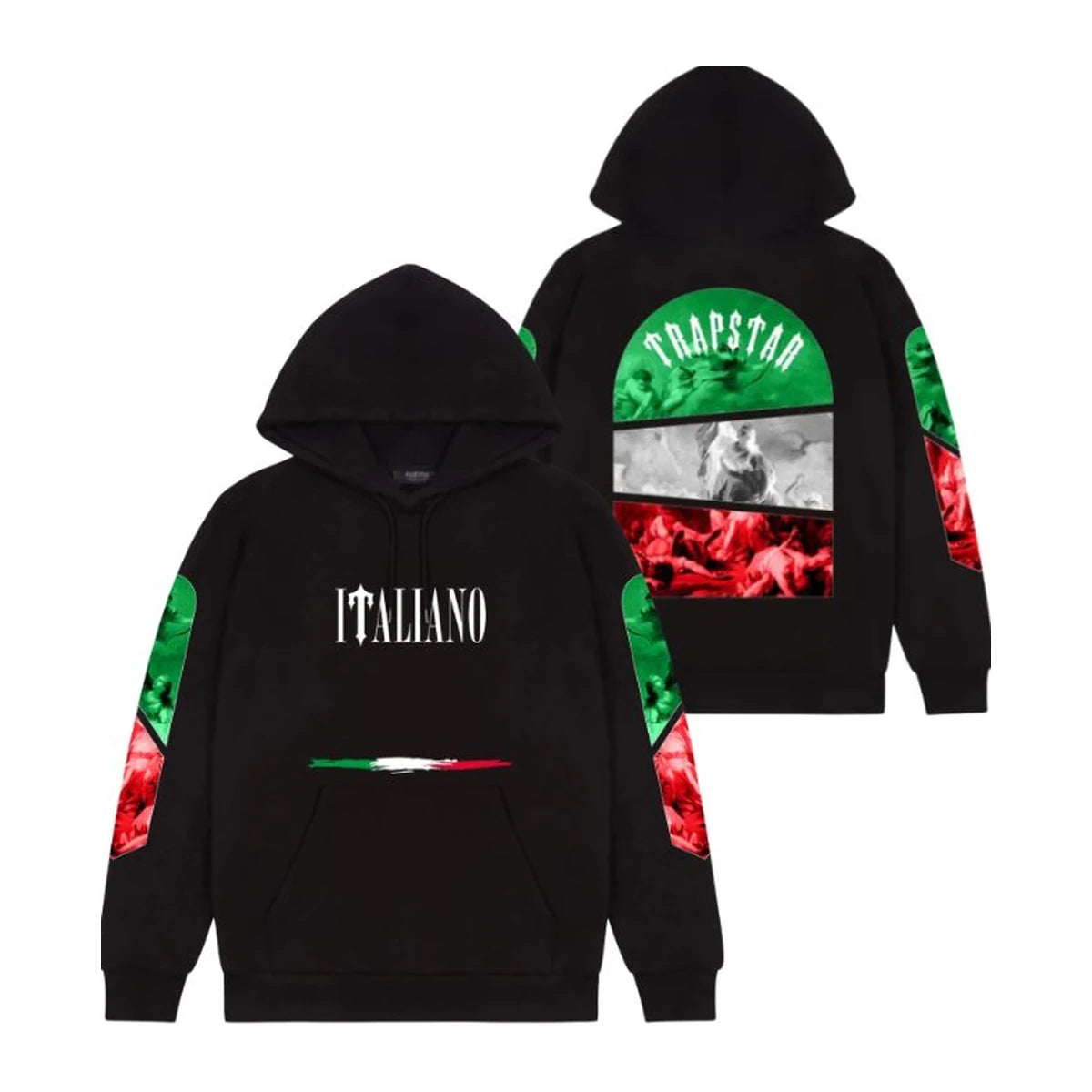 Bluza Trapstar Italiano Art of War Hoodie Black