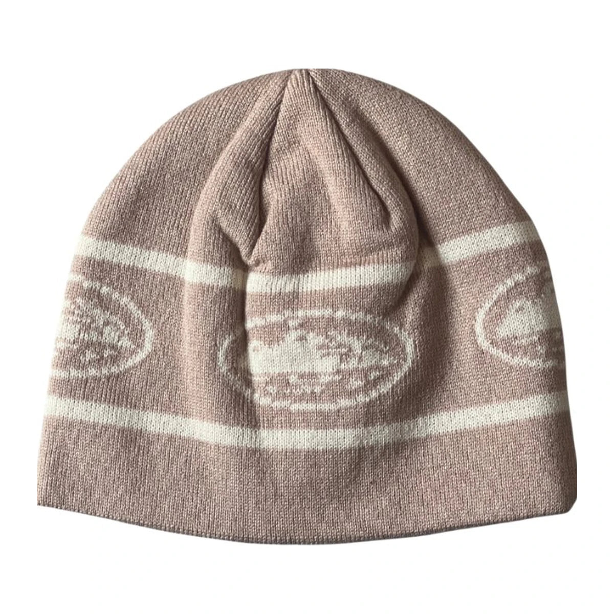 Beanie Corteiz Repeat Alcatraz Beanie - Brown Cream