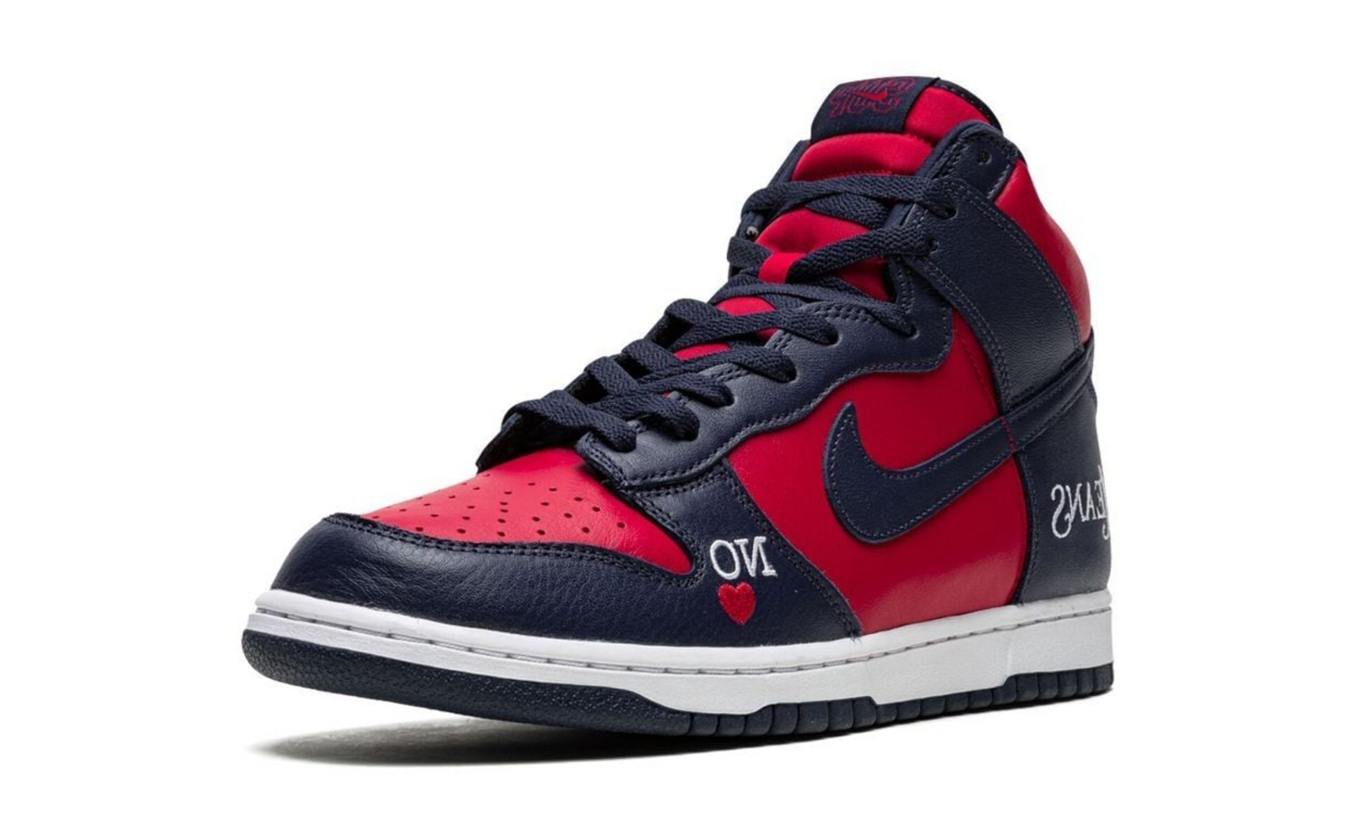 Nike SB Dunk High Supreme By Any Means Navy Red