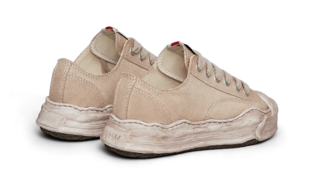 Maison Mihara Hank OG Sole Over-Dyed Canvas Low Brown