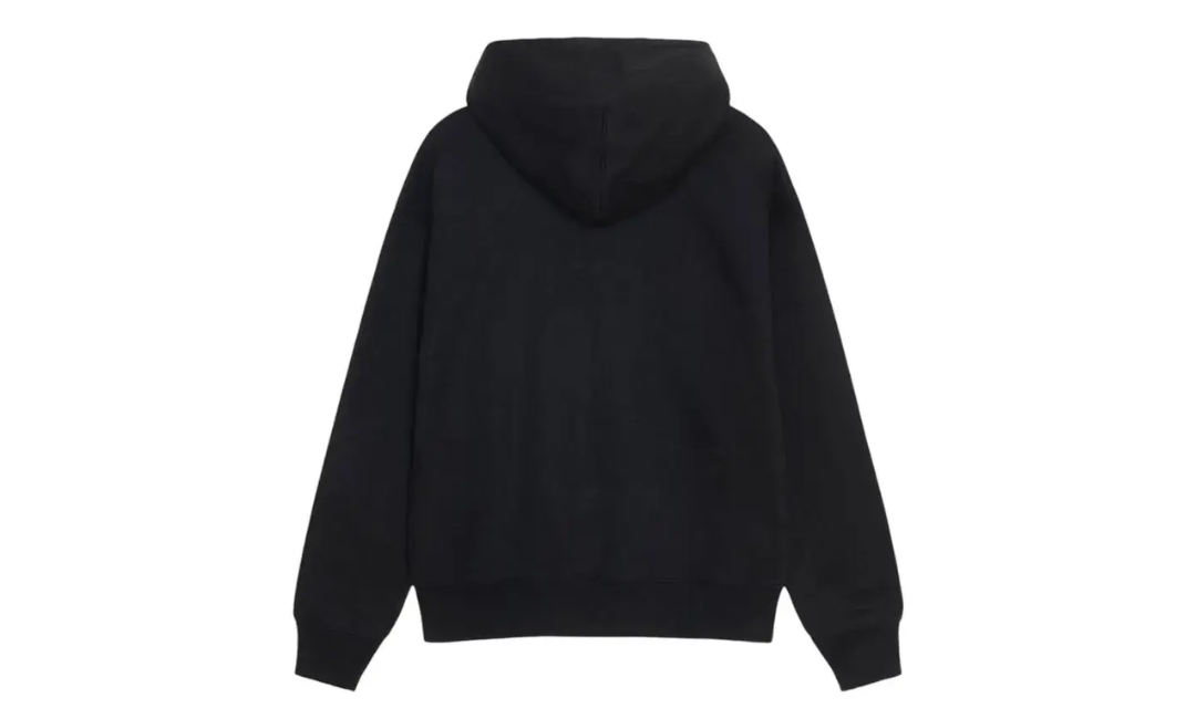 Stussy x Nike Stone Washed Fleece Zip Hoodie (FW25) Black