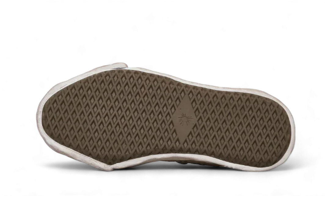 Maison Mihara Hank OG Sole Over-Dyed Canvas Low Brown