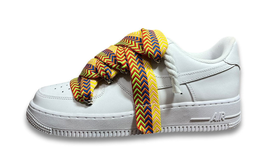 Nike Air Force 1 Double Rope Laces Lanvin Yellow