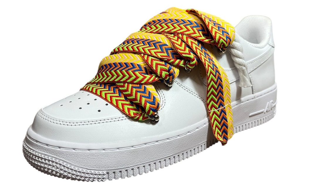 Nike Air Force 1 Double Rope Laces Lanvin Yellow