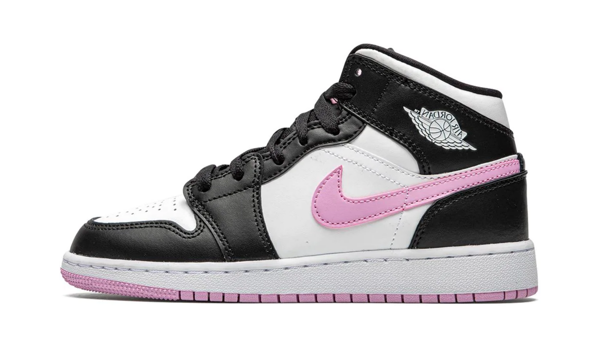 Nike jordan sales 1 mid pink