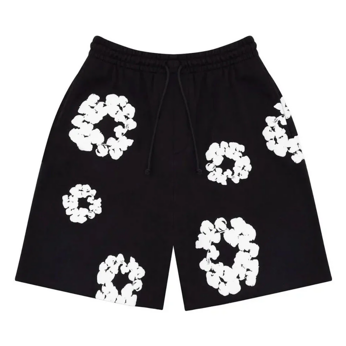 Denim Tears The Cotton Wreath Shorts Black