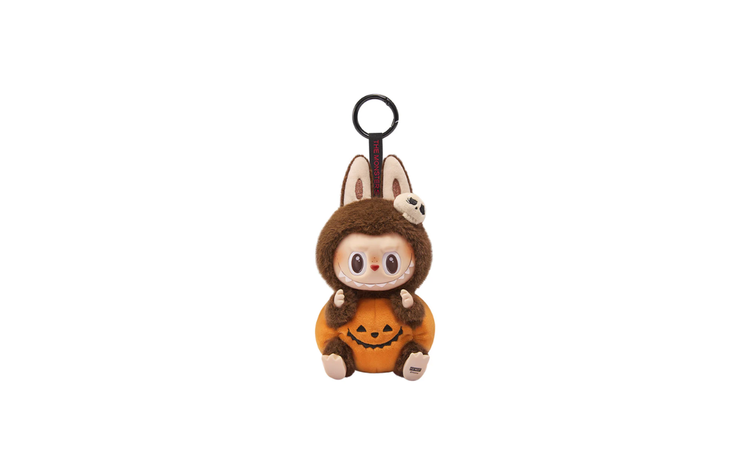 Pop Mart Labubu Happy Halloween Party Series-Sitting Pumpkin Vinyl Brelok