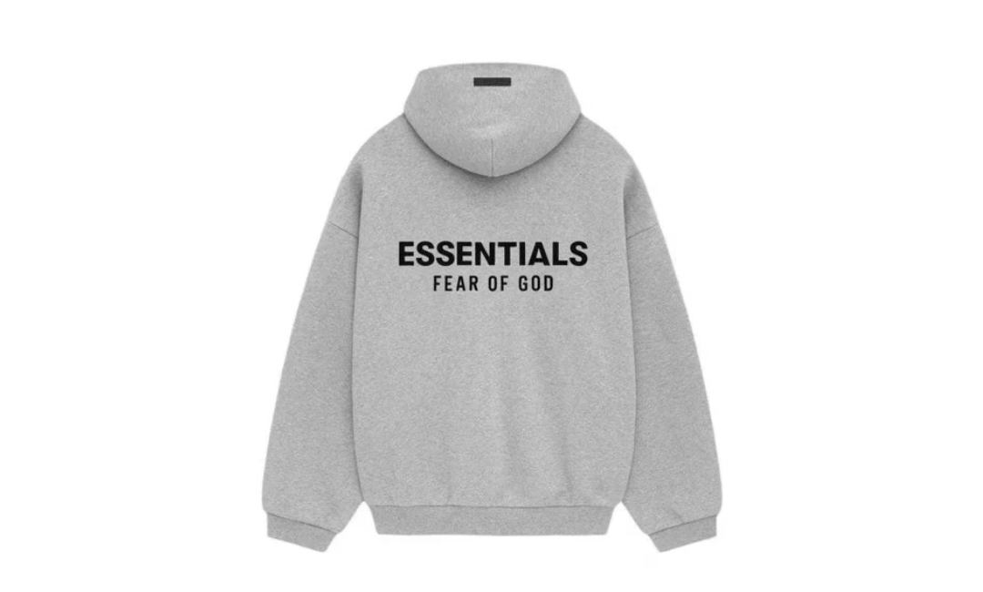 Fear of God Essentials Fleece Hoodie Light Heather Gray (FW24)
