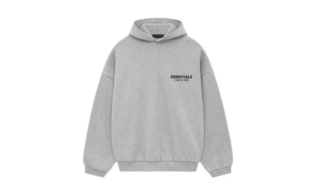 Fear of God Essentials Fleece Hoodie Light Heather Gray (FW24)