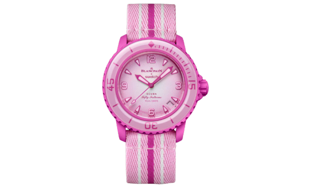 Blancpain x Swatch Scuba Fifty Fathoms Ocean Pink