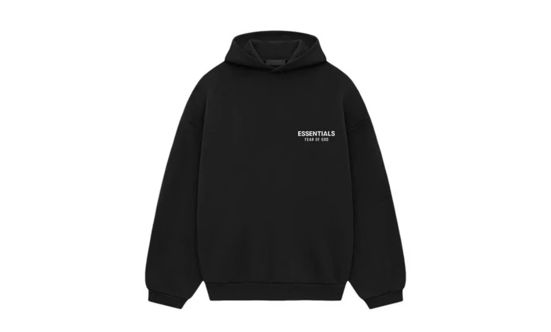 Fear of God Essentials Fleece Hoodie Black (FW24)