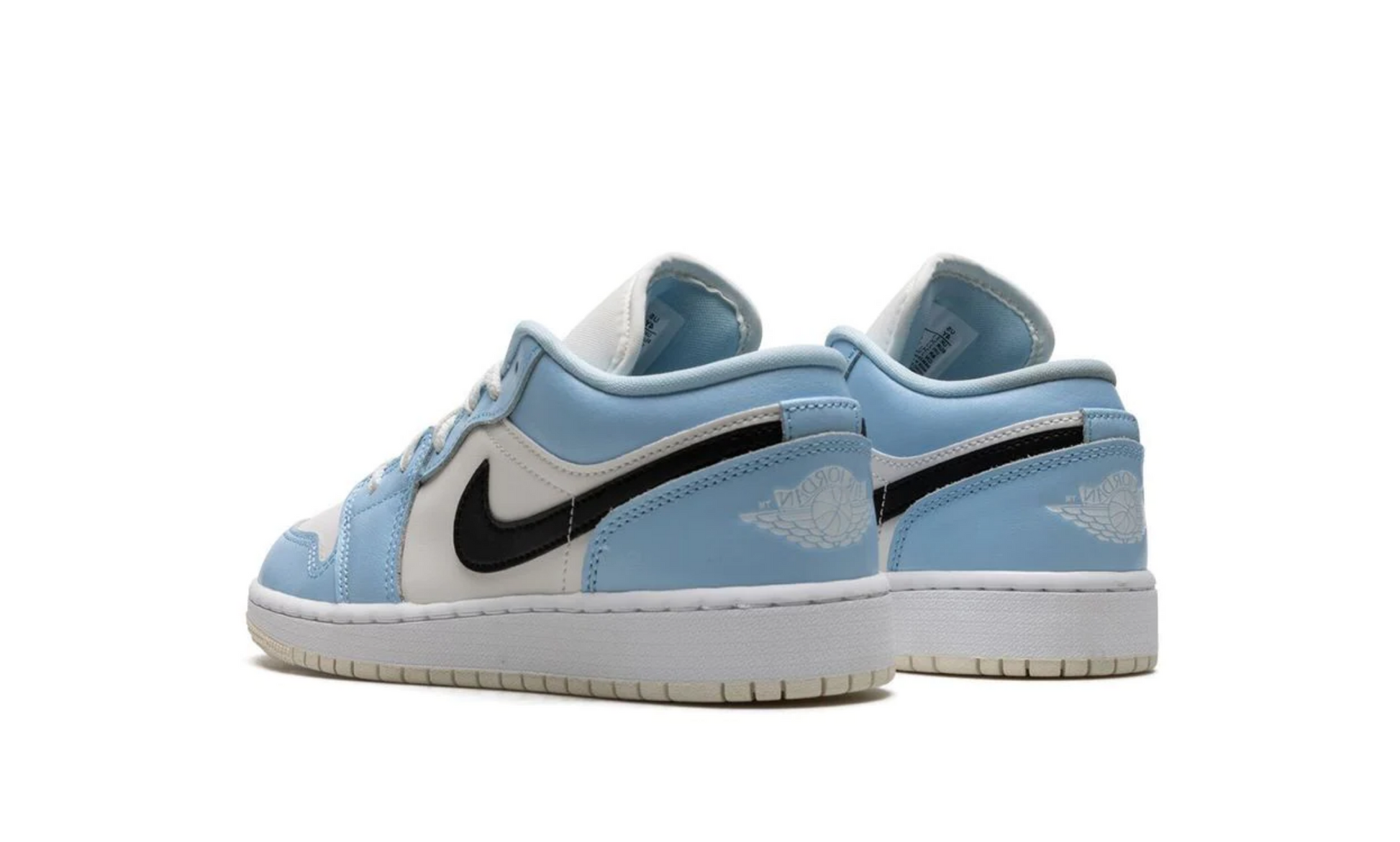 Air Jordan 1 Low Ice Blue Black Spicysneakers