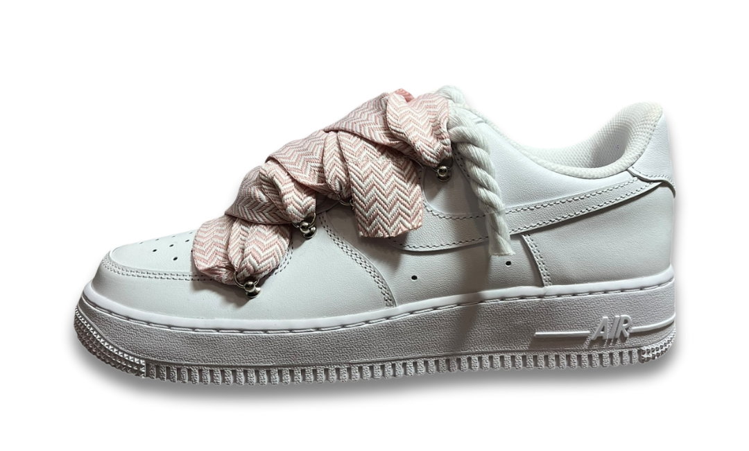 Nike Air Force 1 Double Rope Laces Lanvin Pink