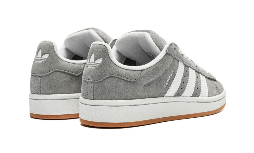 Adidas campus grey clearance suede womens