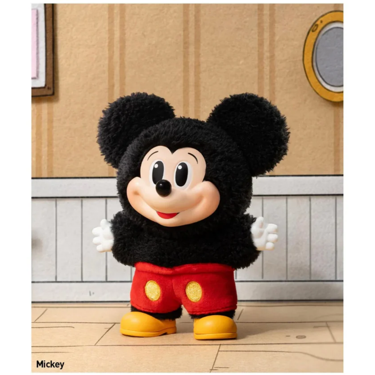 Pop Mart Disney Mickey Family Together Series Plush Keychain Sealed Case (Set of 8)