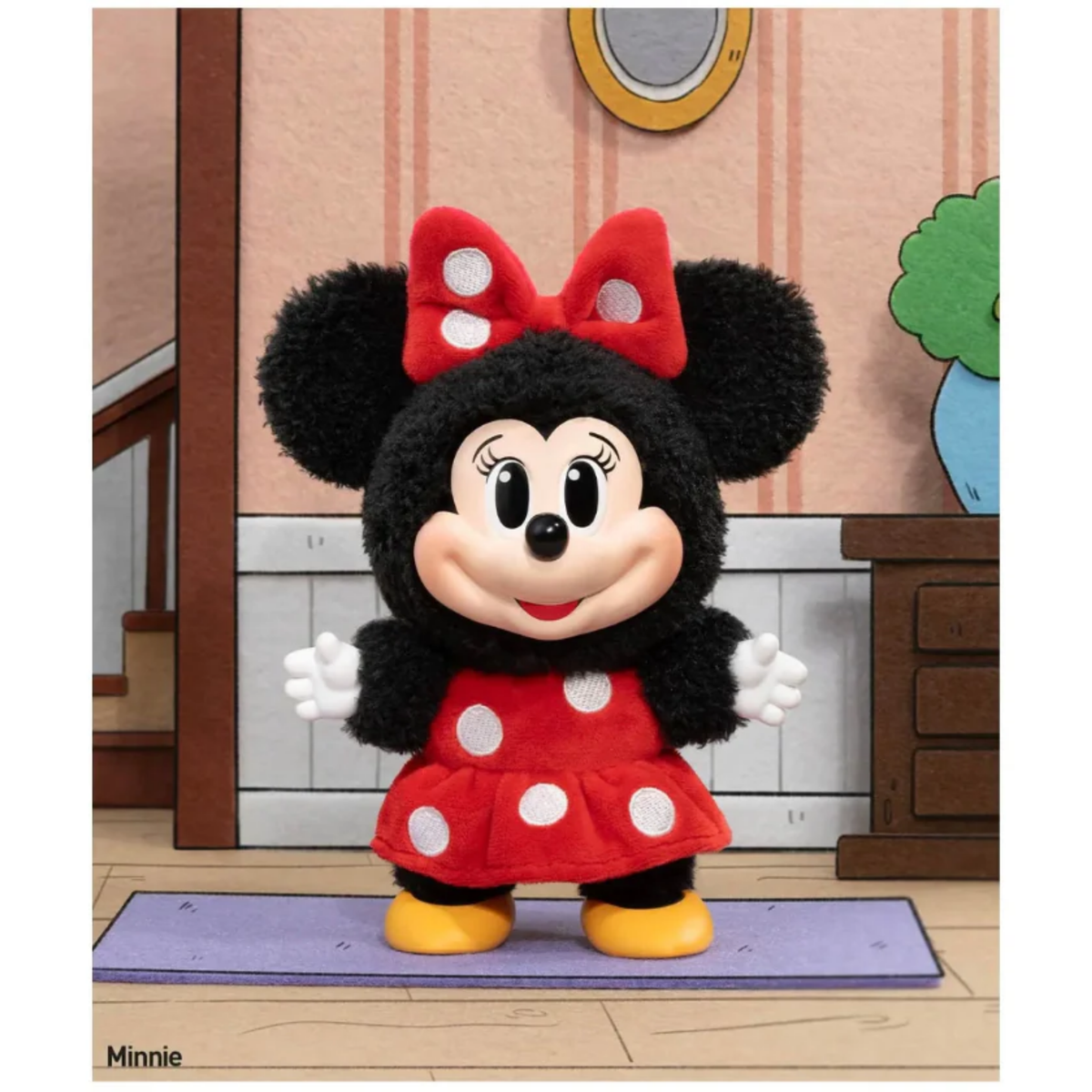 Pop Mart Disney Mickey Family Together Series Plush Keychain Sealed Case (Set of 8)