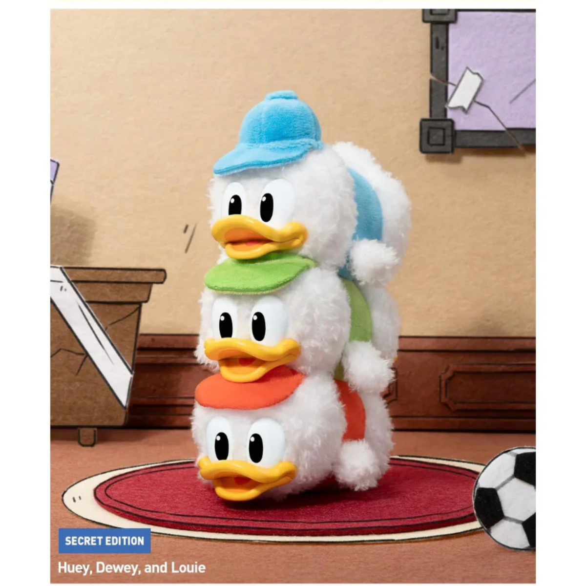 Pop Mart Disney Mickey Family Together Series Plush Keychain Sealed Case (Set of 8)