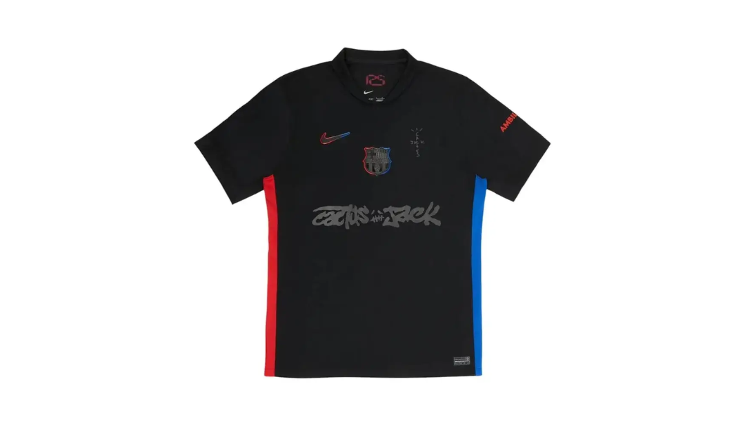 Koszulka Nike Travis Scott x FC Barcelona 2024/25 Match Away Cactus Jack Jersey Black