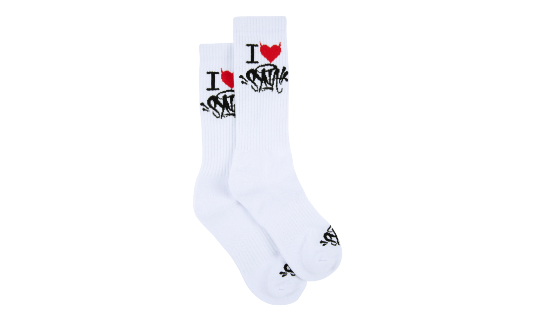 Syna World Central Cee 2PACK Skarpetki I Love Syna White