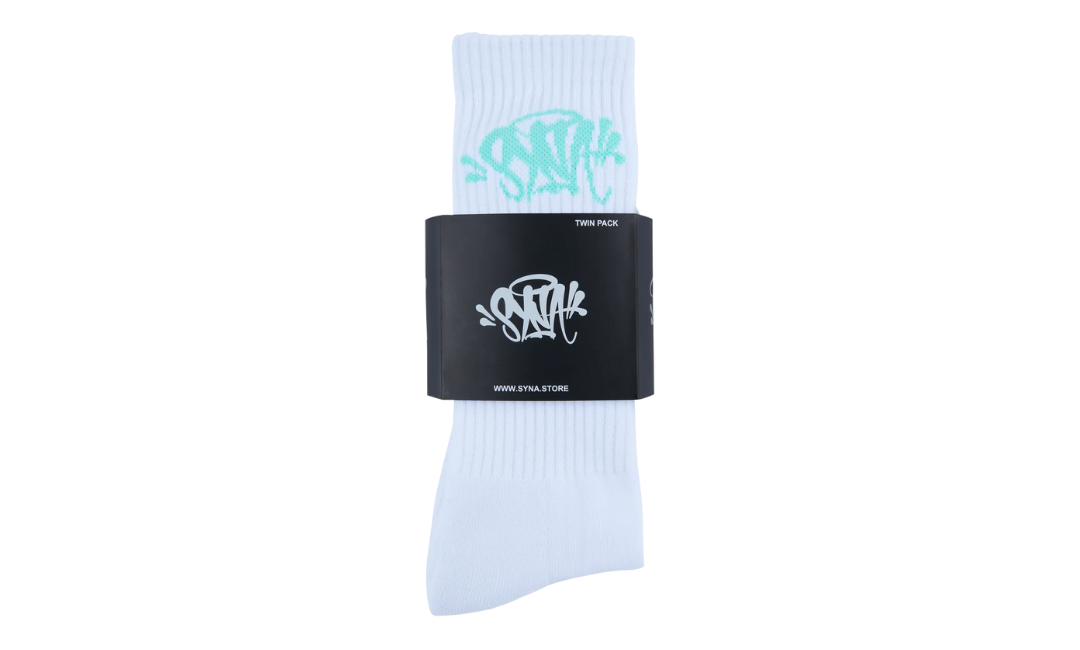 Syna World Central Cee 2PACK Skarpetki White Araba Blue